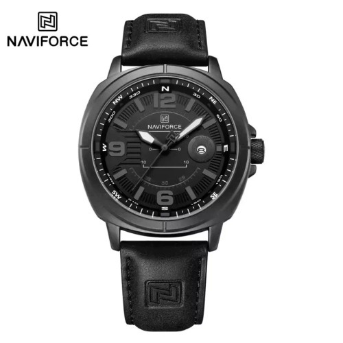 ساعت مچی اورجینال مردانه ناوی فورس|Naviforce|نوی فورس|نیوی فورس مشکی | مشکی| مشکی| کد رفرنس NF8078 B/GY/B