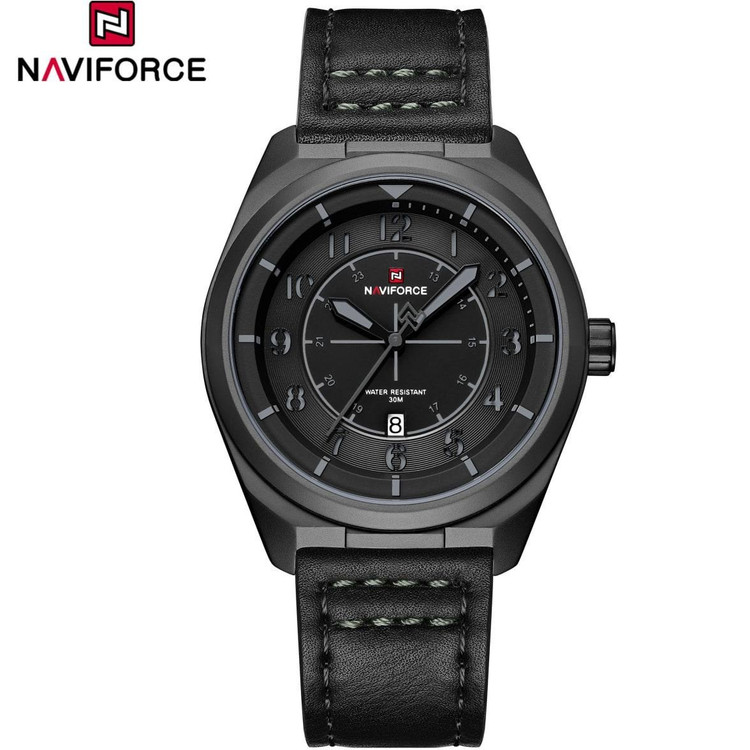 ساعت ناوی فورس اورجینال مردانه کامل مشکیNAVIFORCE NF9281L