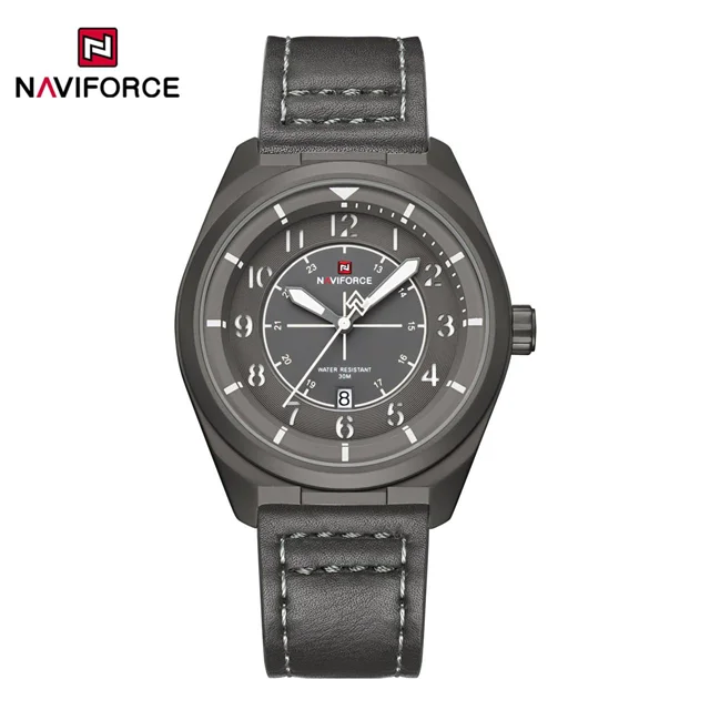 ساعت مچی مردانه نیوی فورس Naviforce NF 9281 GGY/W/GY