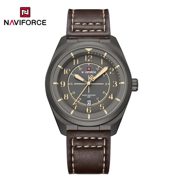 ساعت مچی مردانه نیوی فورس Naviforce NF 9281 GGY/Y/BN