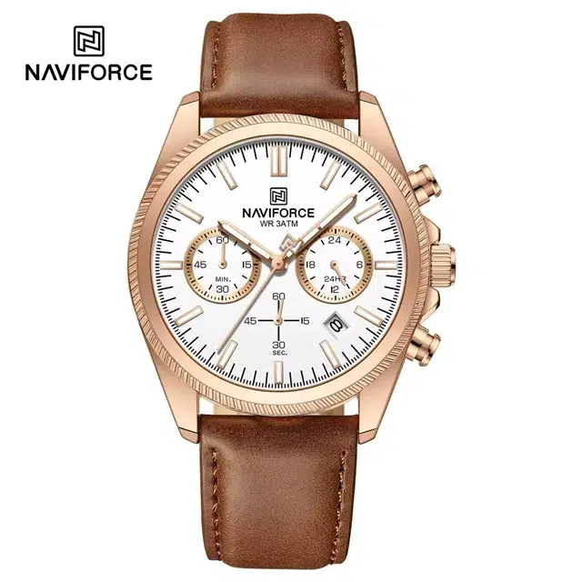 ساعت مچی مردانه نیوی فورس Naviforce NF 8082 RG/W/O.BN