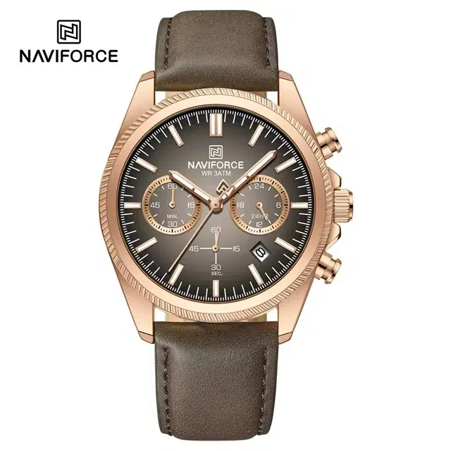 ساعت مچی مردانه نیوی فورس Naviforce NF 8082 RG/GY/D.BN