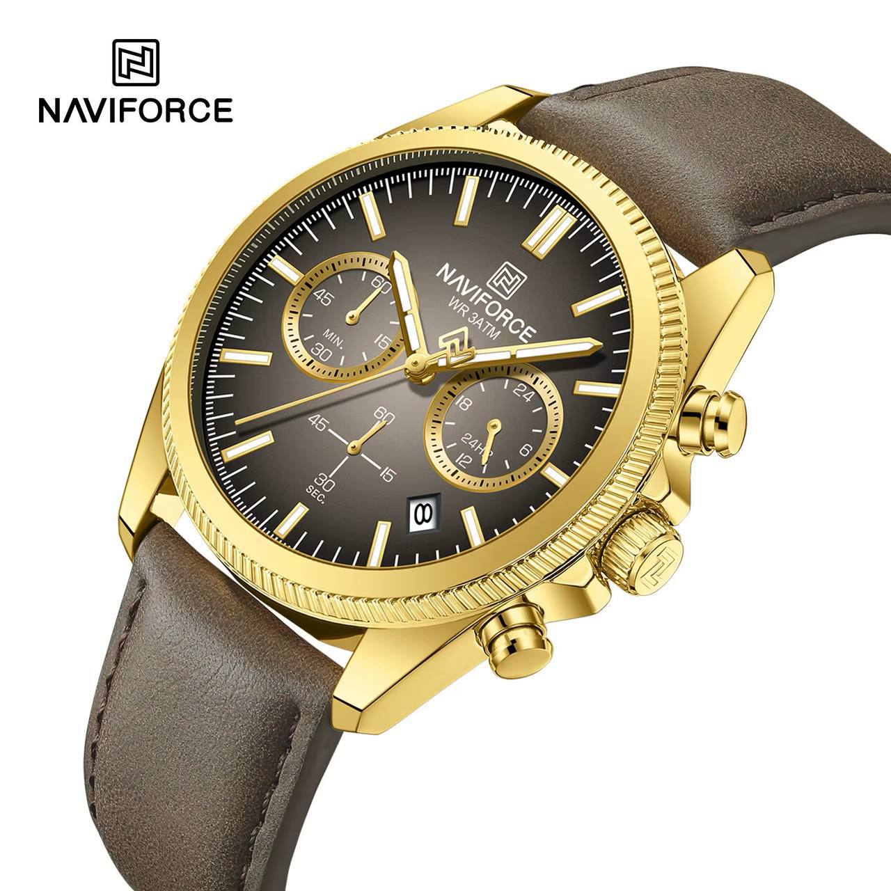 ساعت مچی مردانه نیوی فورسNaviforce NF 8082G/Gy/dbn
