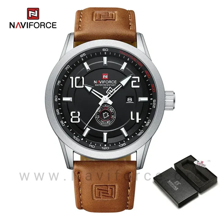 ساعت مچی مردانه نیوی فورس Naviforce NF 9229 S/W/L.BN