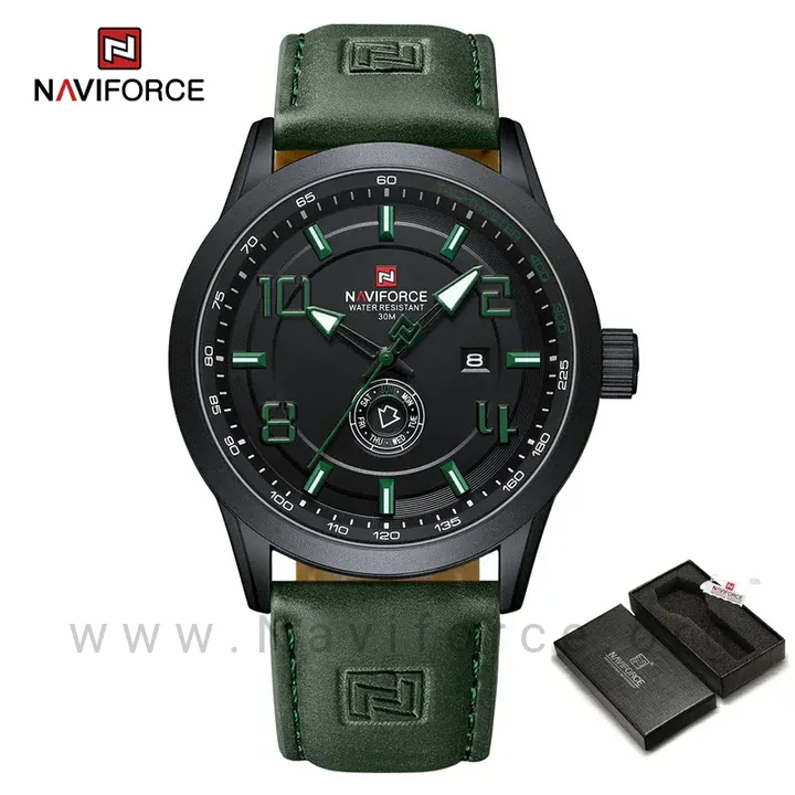 ساعت مچی مردانه نیوی فورس Naviforce NF 9229 B/GN/GN